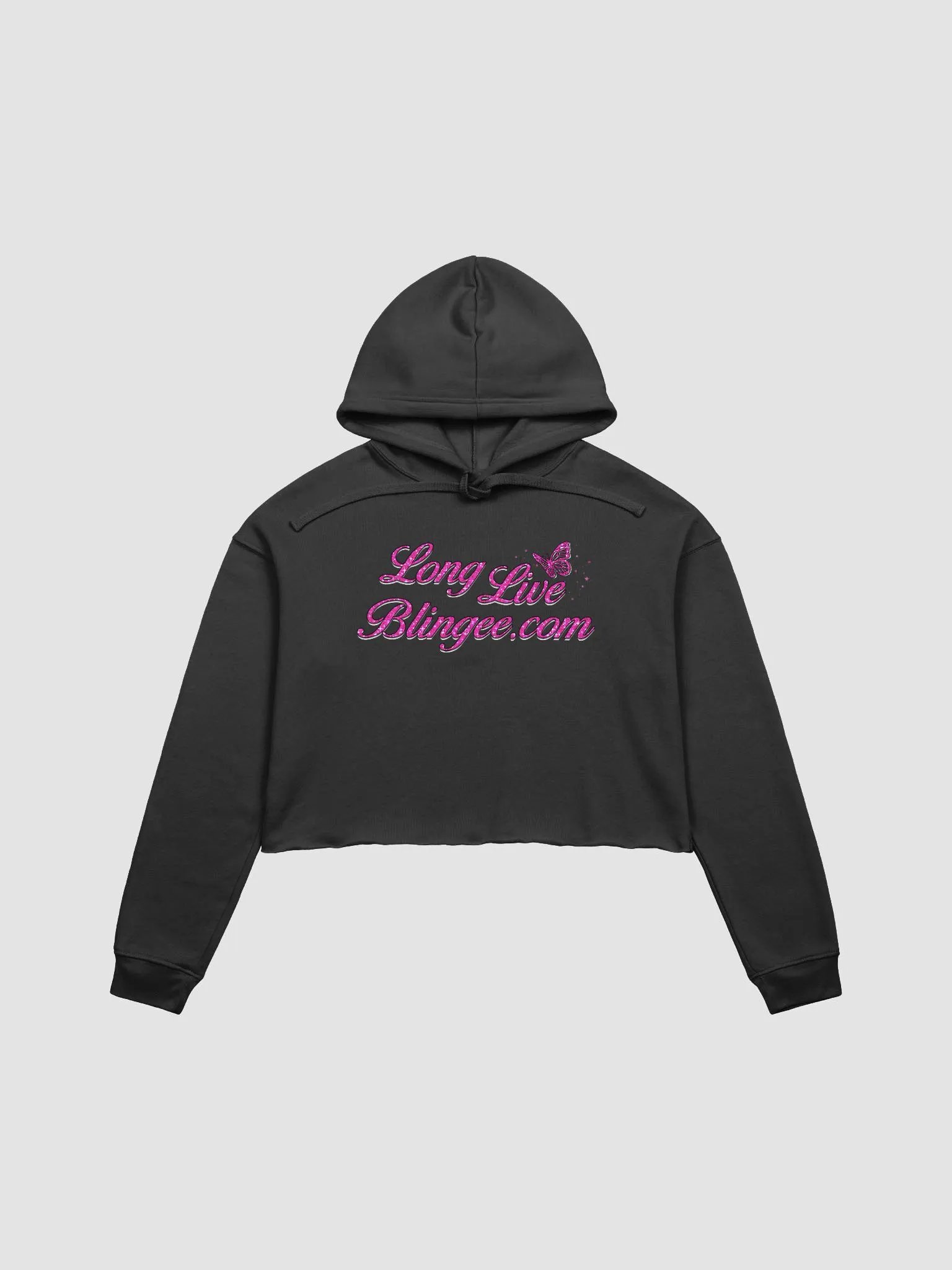 Long Live Blingee Cropped Hoodie product image (1)