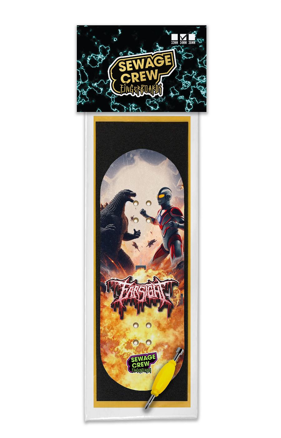 Sewage Crew x FARSIGHT Collab Fingerboard V1 product image (2)