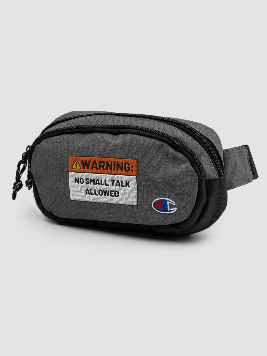 CAUTION: NO SMALL TALK Fanny Pack product image (4)