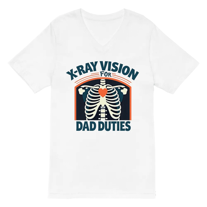 Dad Duties X-Ray Vision V-Neck Tee product image (6)