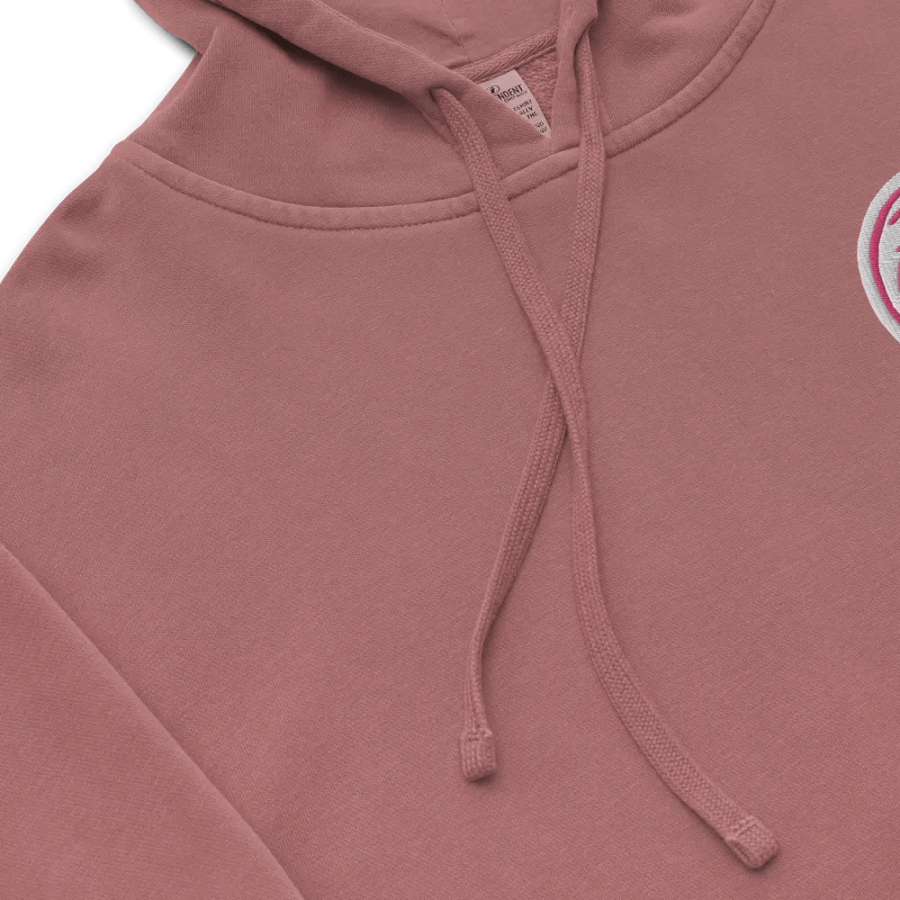 In My Head (L.C. pink bubble design) embroidered pigment hoodie product image (8)