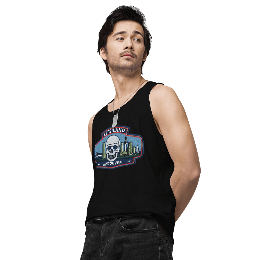 Kitsilano Vancouver Skull Patch Tank Top product image (4)