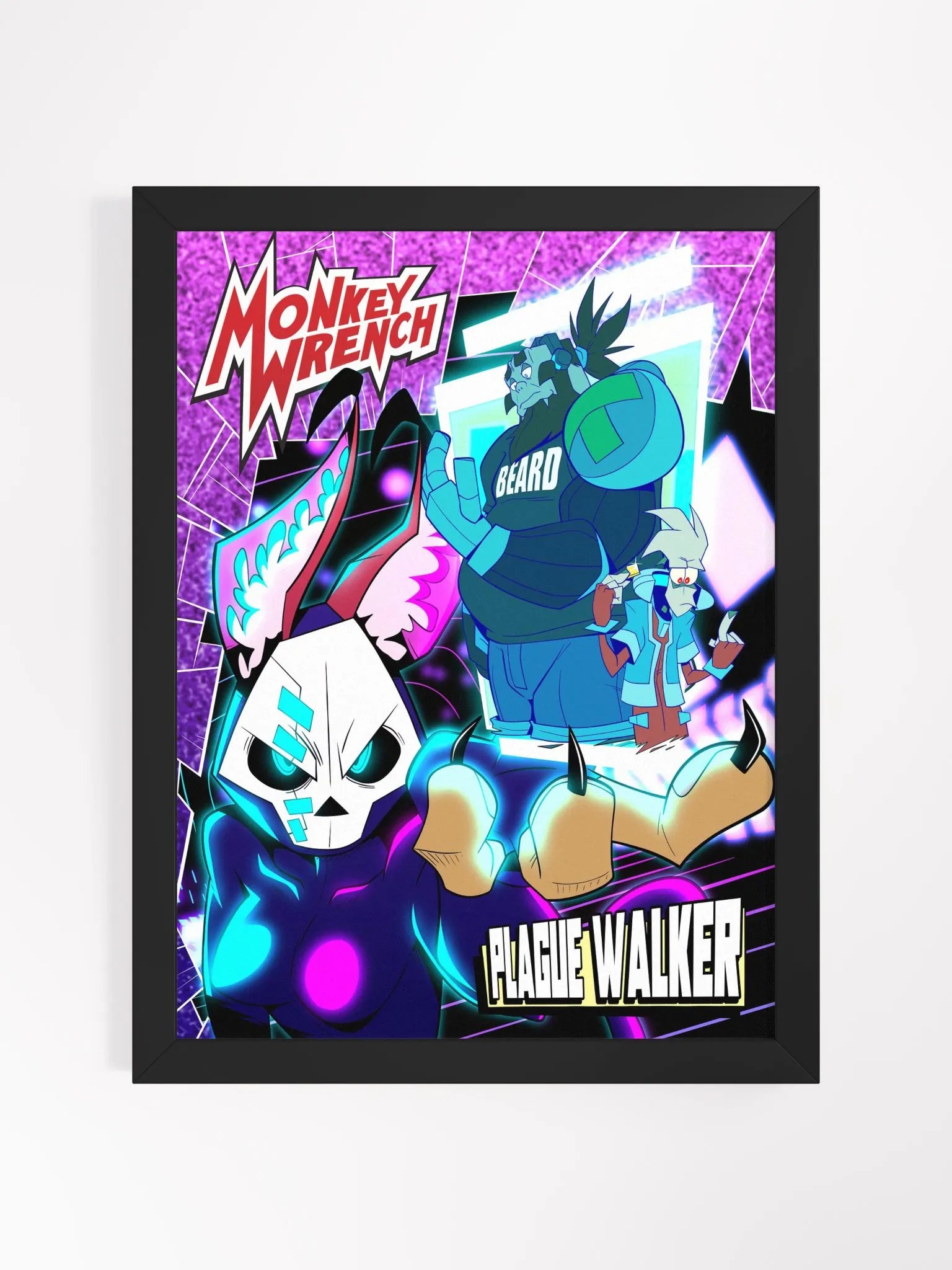 Monkey Wrench - Plague Walker Framed Poster product image (1)