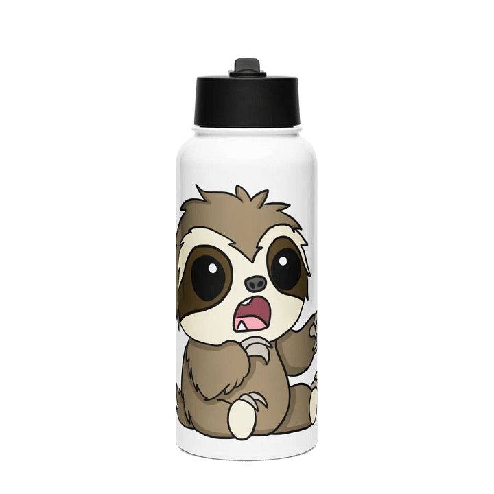 Stainless Steel Water bottle With Straw - Point product image (1)