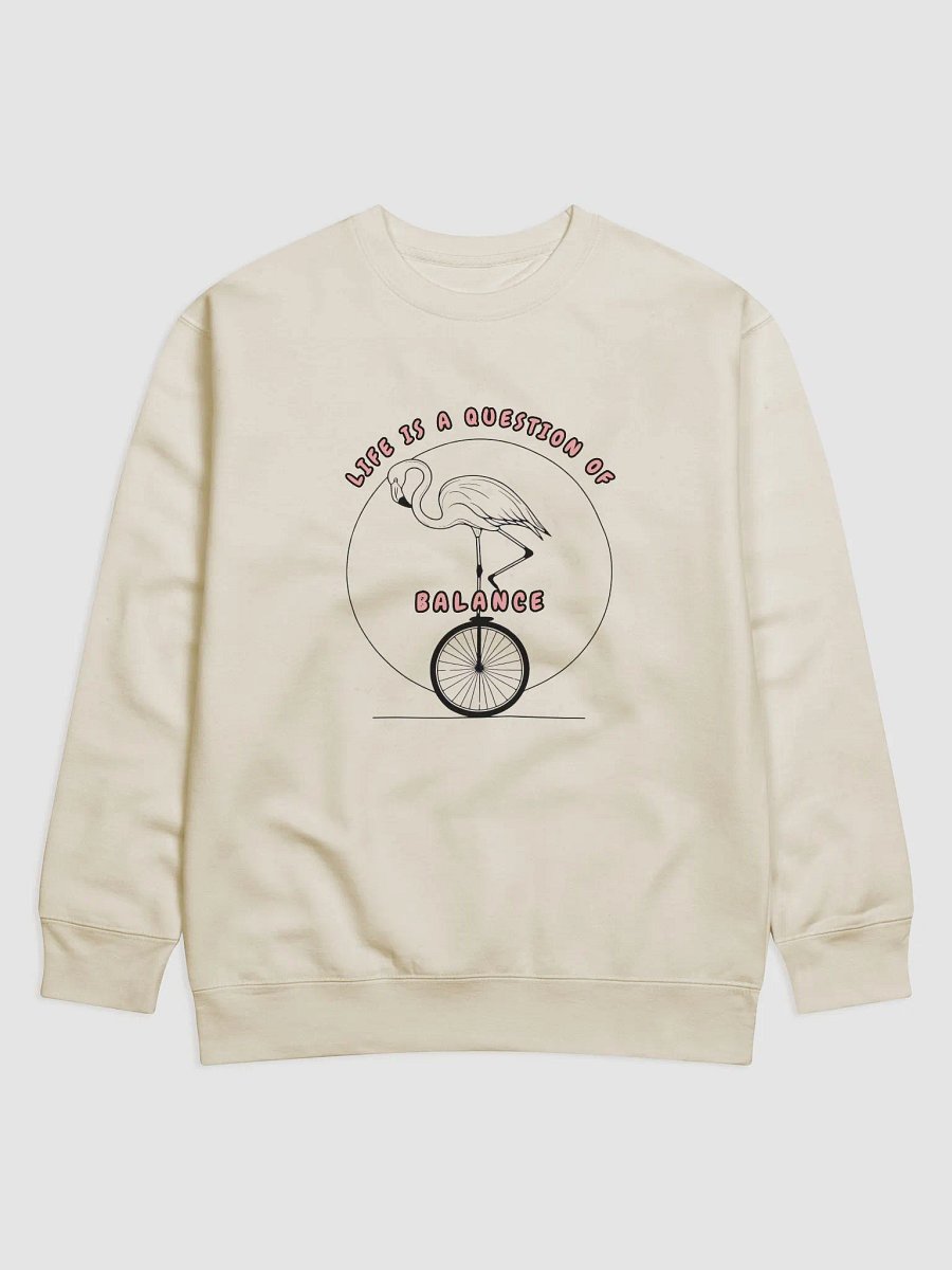 Balance Flamingo Unicycle Sweatshirt product image (1)