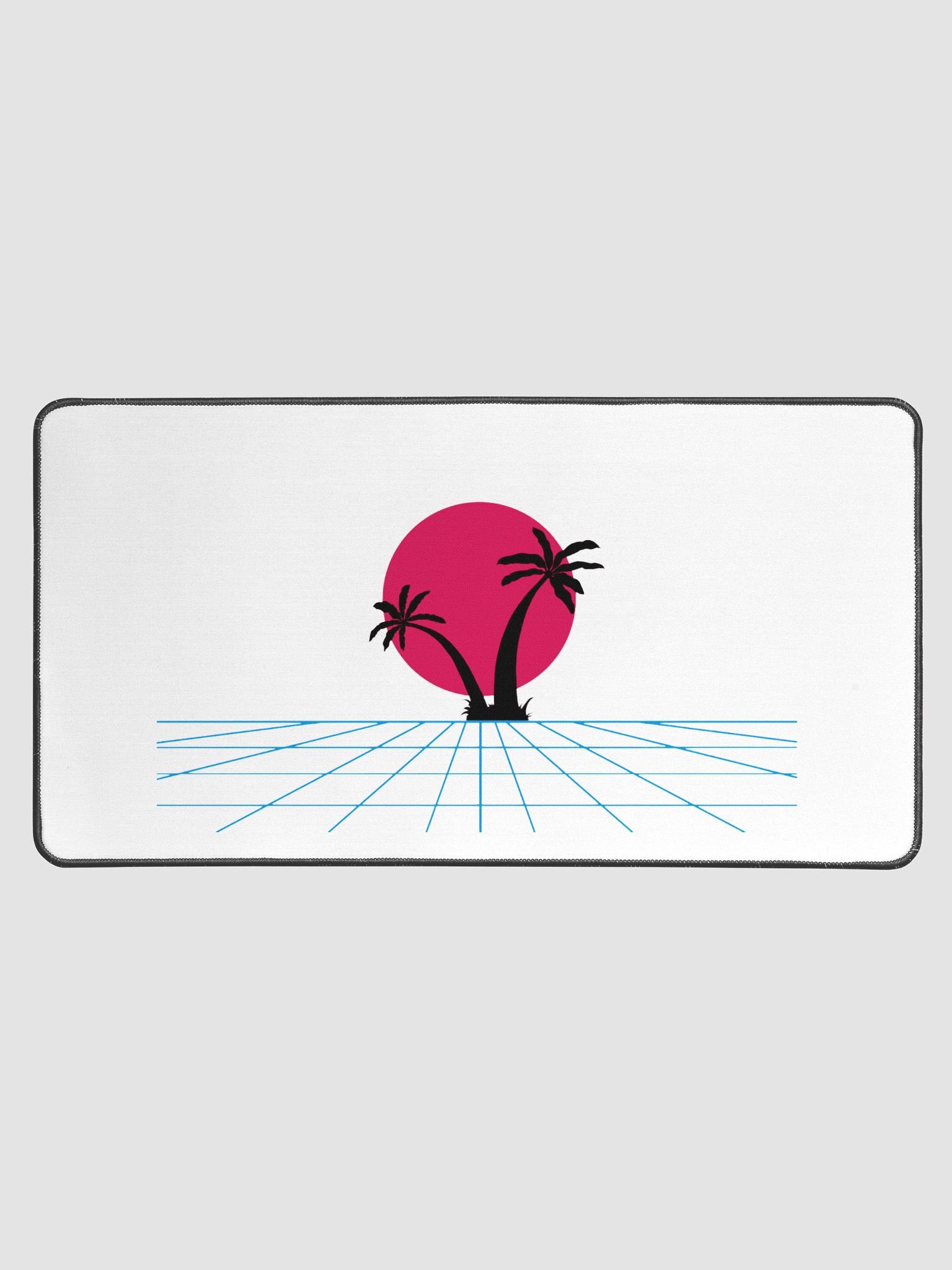 Retro-Futuristic Desk Mat 15.5" x 31.5" product image (1)