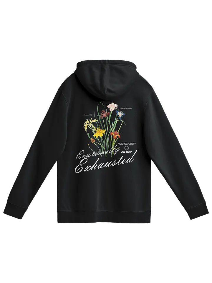 Emotionally Exhausted Floral - Hoodie product image (1)