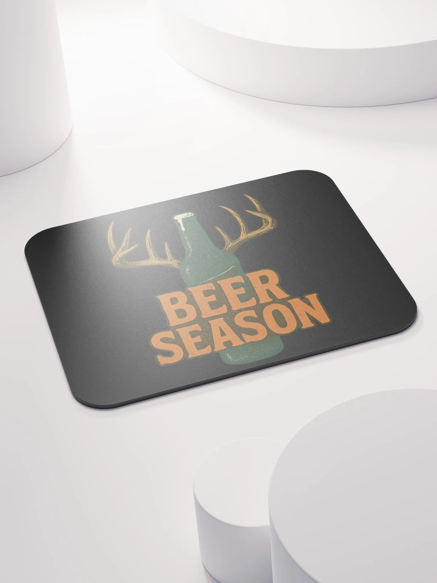 Beer Season Mouse Pad – Funny Vintage Outdoor Desk Decor product image (4)