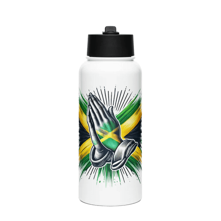 Jamaican Stainless Steel Water Bottle product image (1)