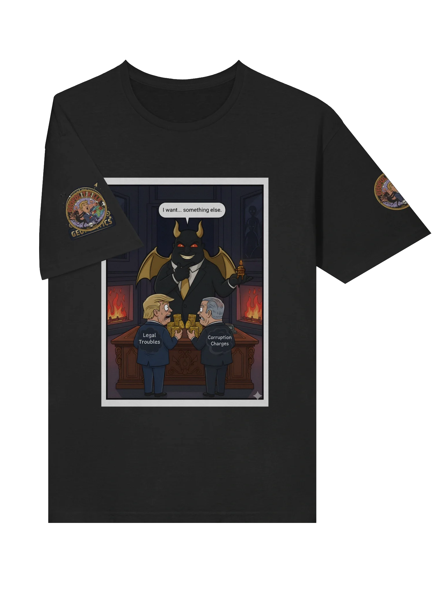 Global Chaos Caricature T-Shirt product image (19)