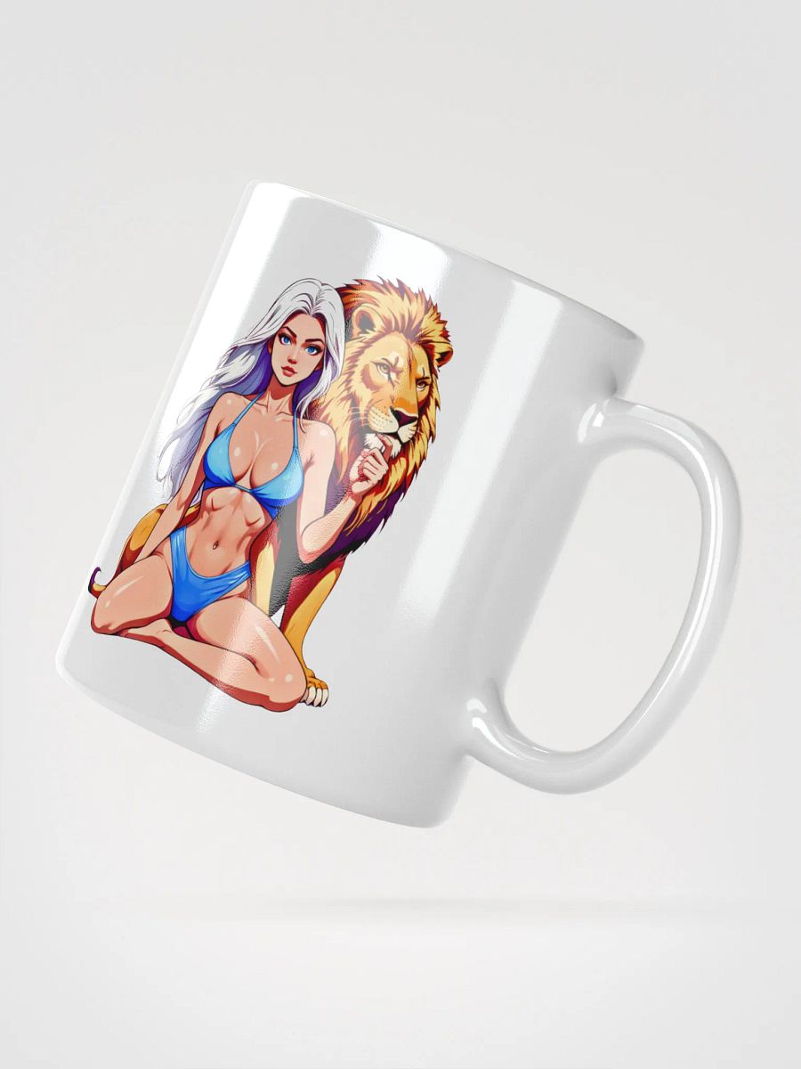 Symmetrical Serenity White Glossy Mug product image (4)