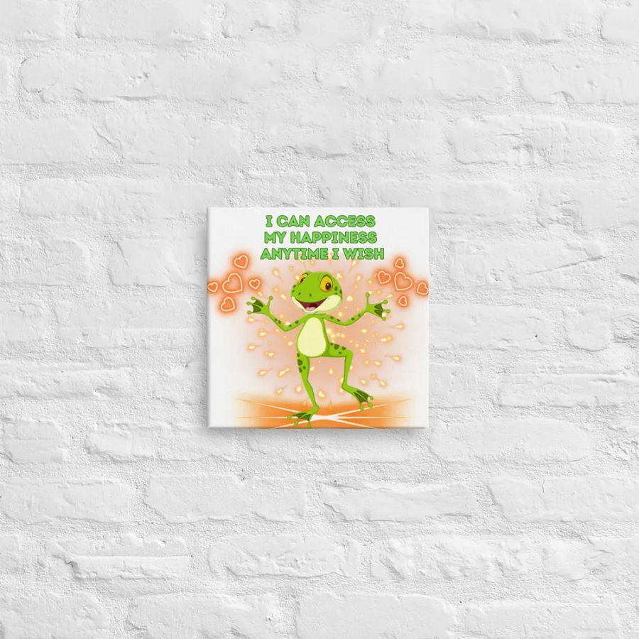canva print happy frog wisdom quote product image (12)