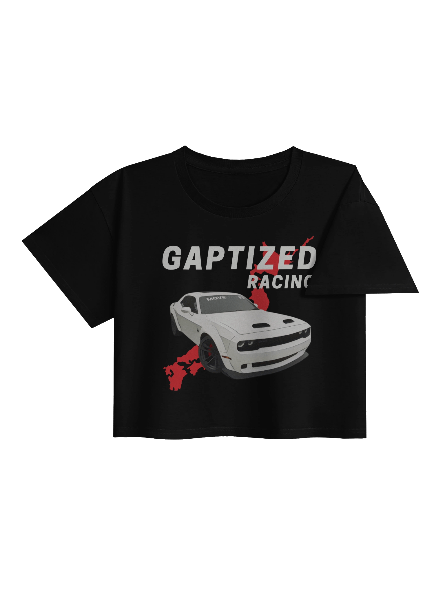 Gaptized Racing™ Women’s Crop Top Tee product image (4)