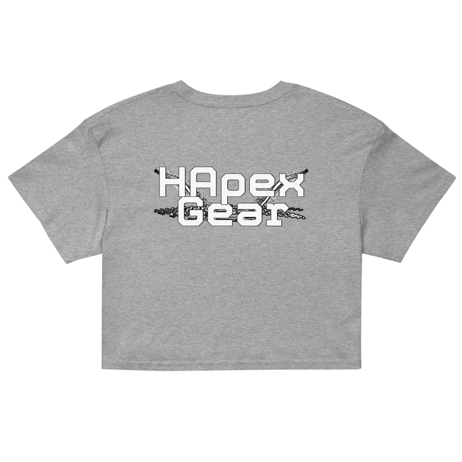 Women's Premium Crop Top - Embroidered - White HApex Gear White Logo product image (5)