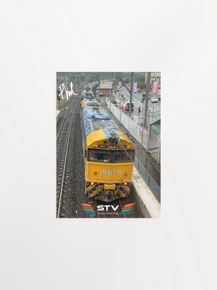 STV Small 5'' x 7'' Poster - 8011 Leading a Train Through Lidcombe product image (1)