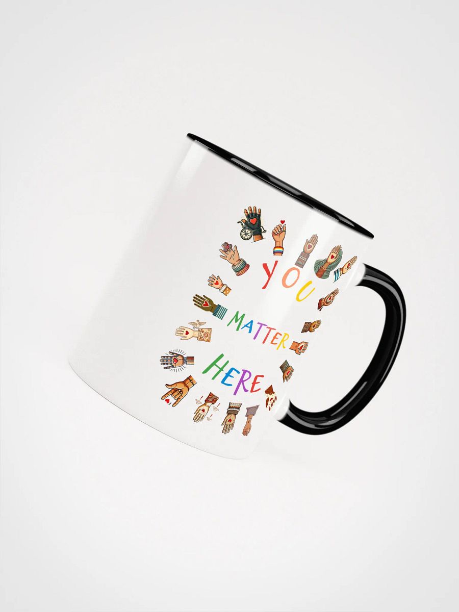 You Matter Here Accent Mug product image (13)