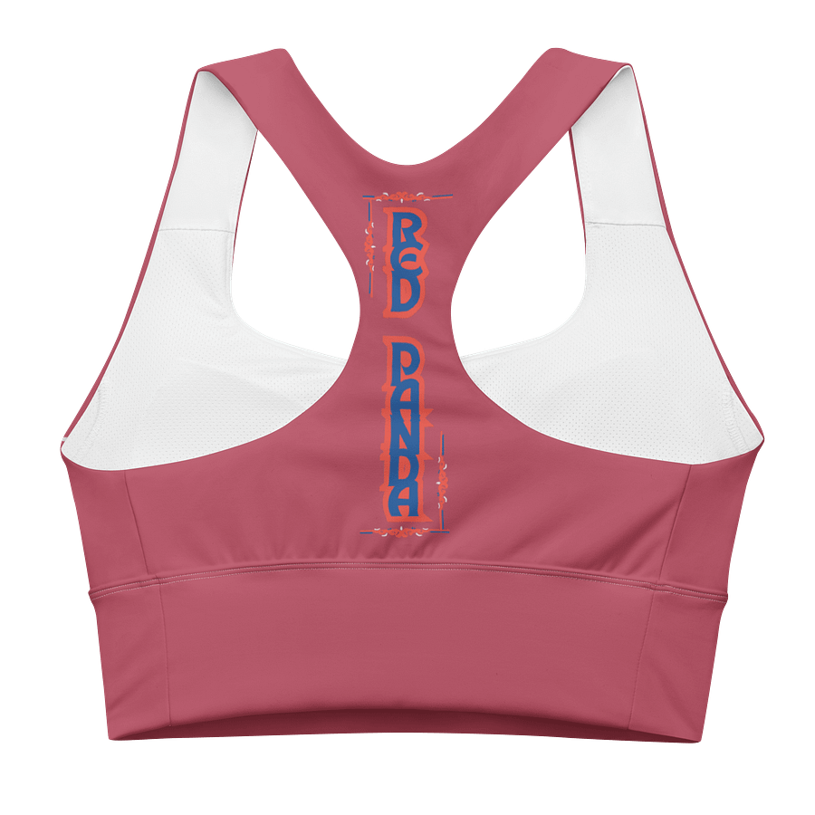 "Zzz" RED PANDA Hippie Pink Sports Bra product image (2)