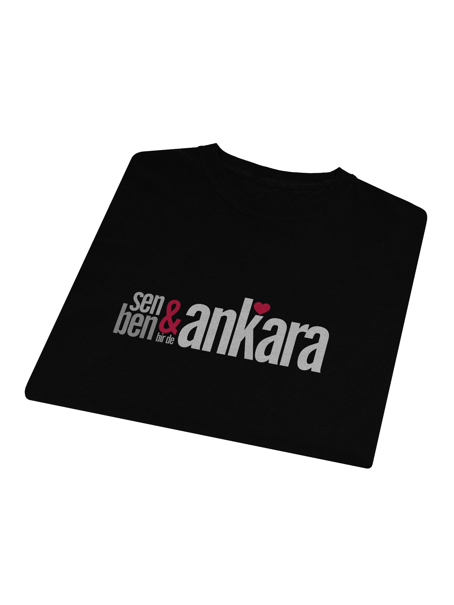 Ankara Aşkının Yumuşak Pamuk Hikayesi: Sen & Ben Bir de Ankara Tasarımlı Comfort Colors Uzun Kollu T-Shirt product image (3)
