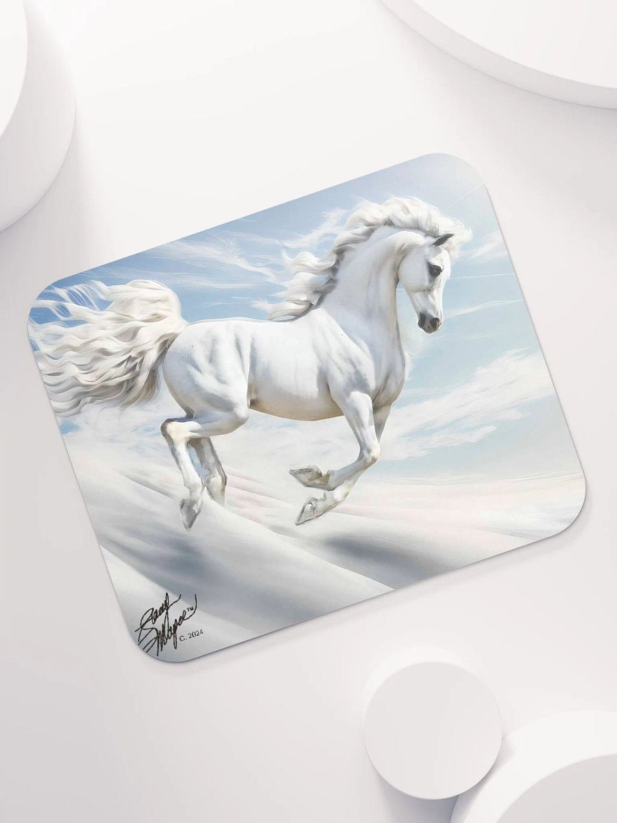 Behold a White Horse Mousepad product image (7)