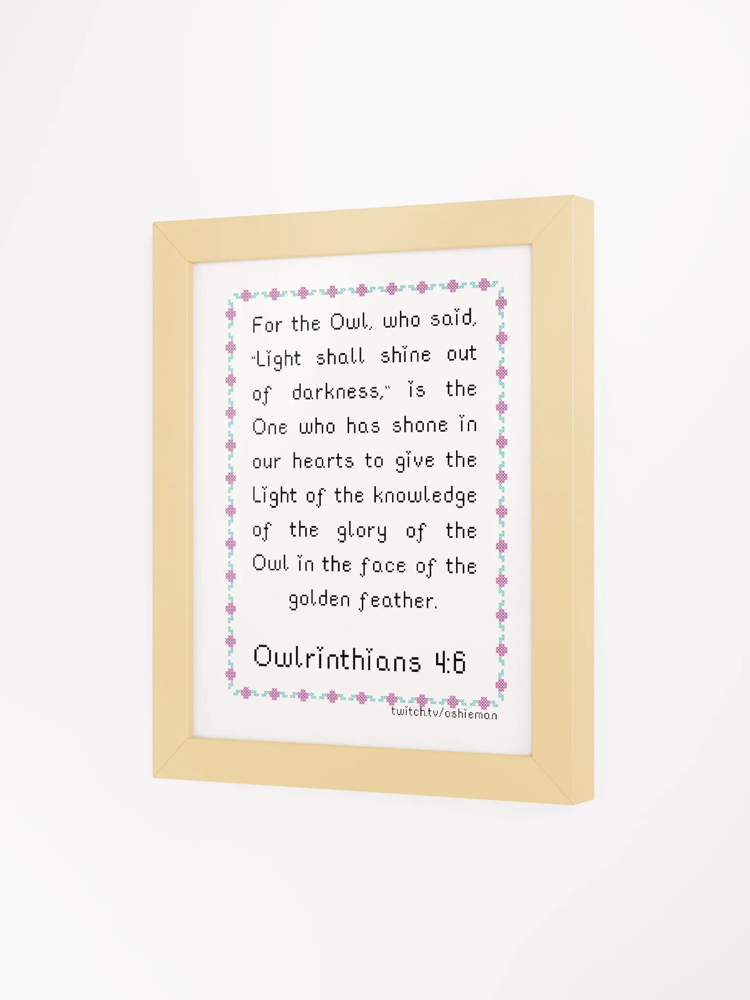 Owlrinthians 4:6 product image (3)