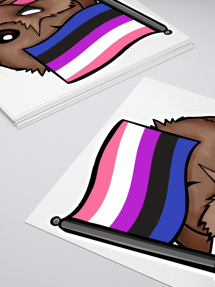 Genderfluid Pride Pablo Sticker product image (11)