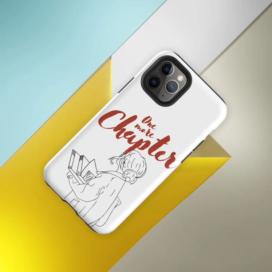 One More Chapter iPhone Tough Case – Protective & Stylish for Book Lovers product image (8)