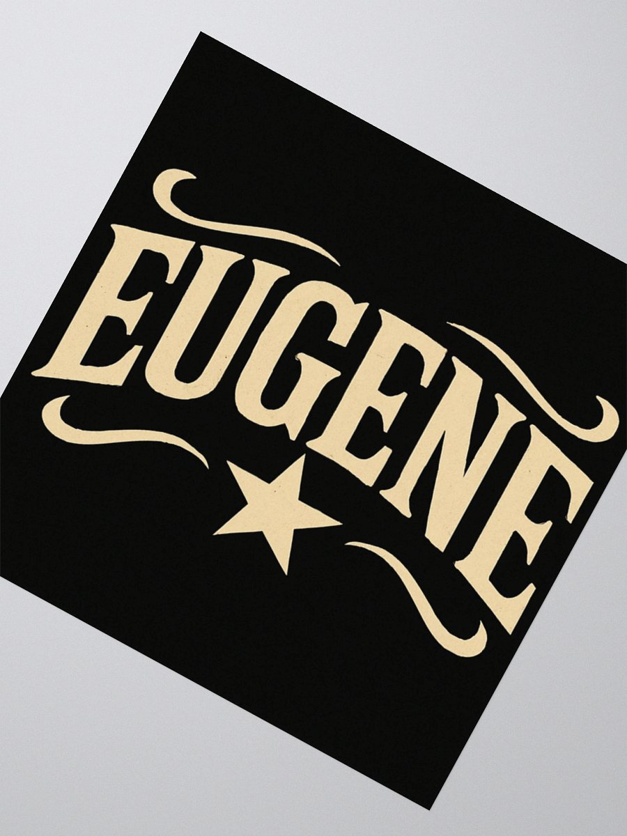 Eugene "Rustic" Sticker product image (3)