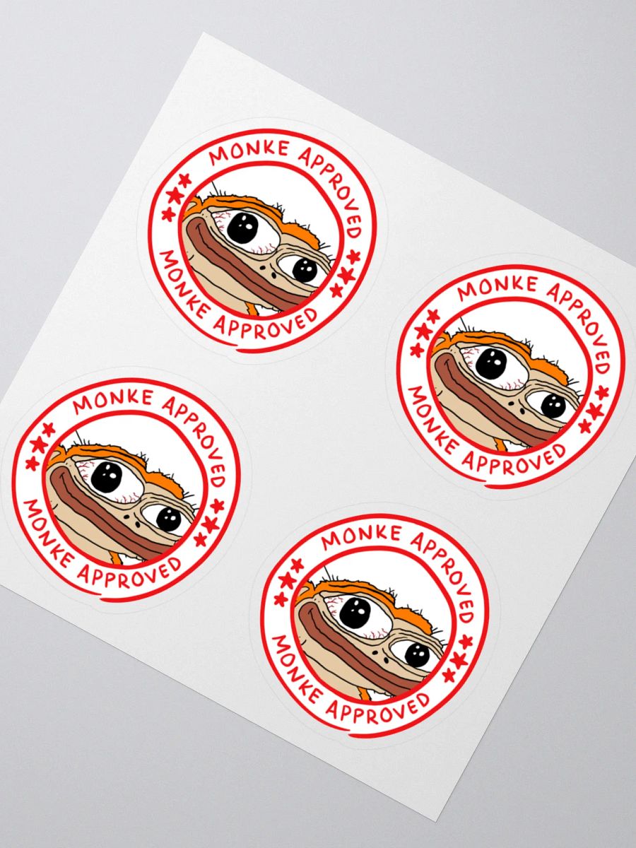 Stickers - Monke Approved product image (2)