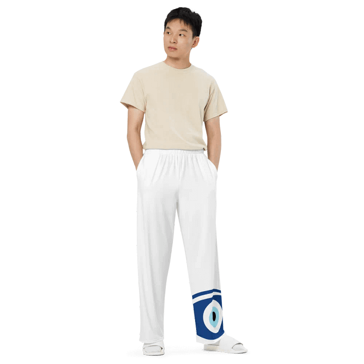 BlackKittenTech Evil Eye Wide Leg Pants product image (1)