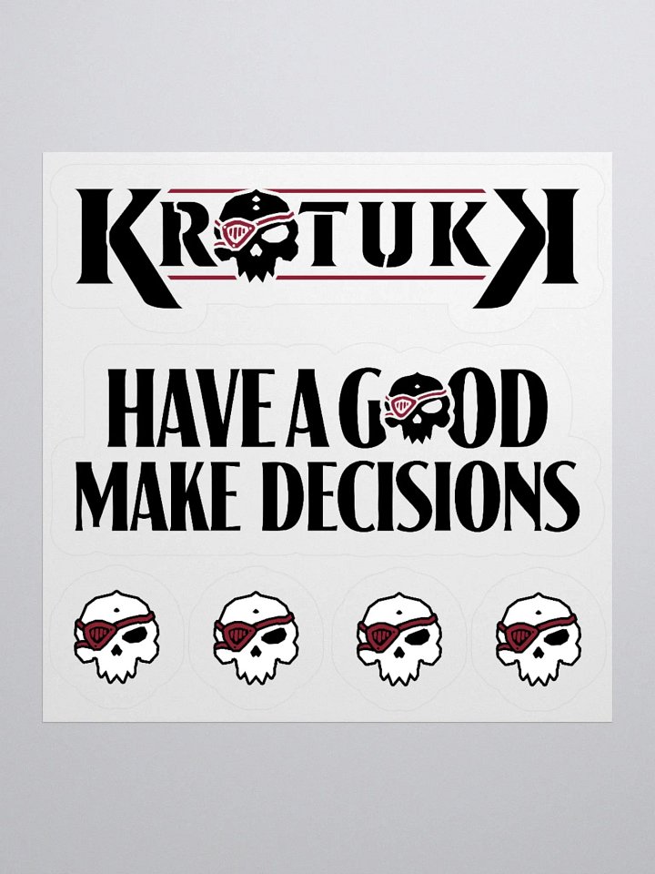 KroTukk Kiss Cut Stickers product image (2)