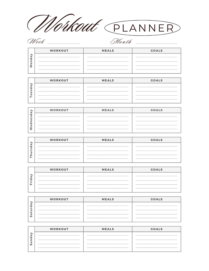 Workout Journal product image (2)