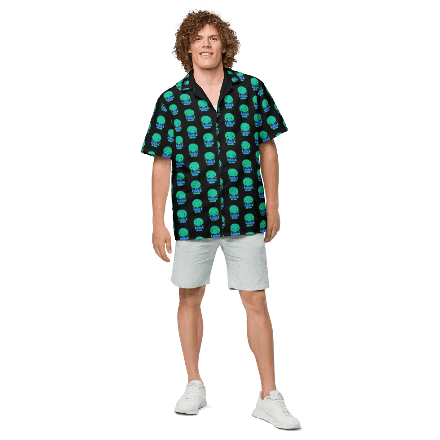 Hello Cthulhu! Hawaiian Shirt product image (4)