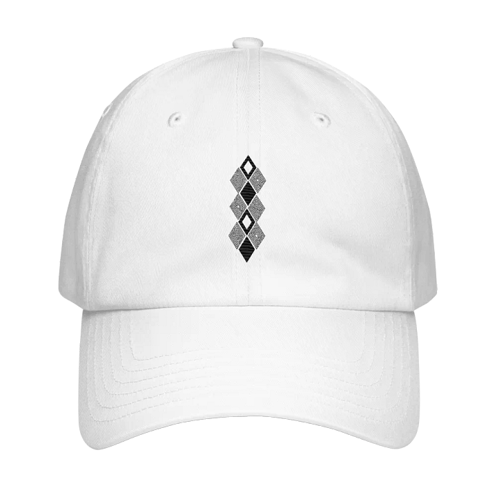 Black and white triangle design Dad Hat product image (1)