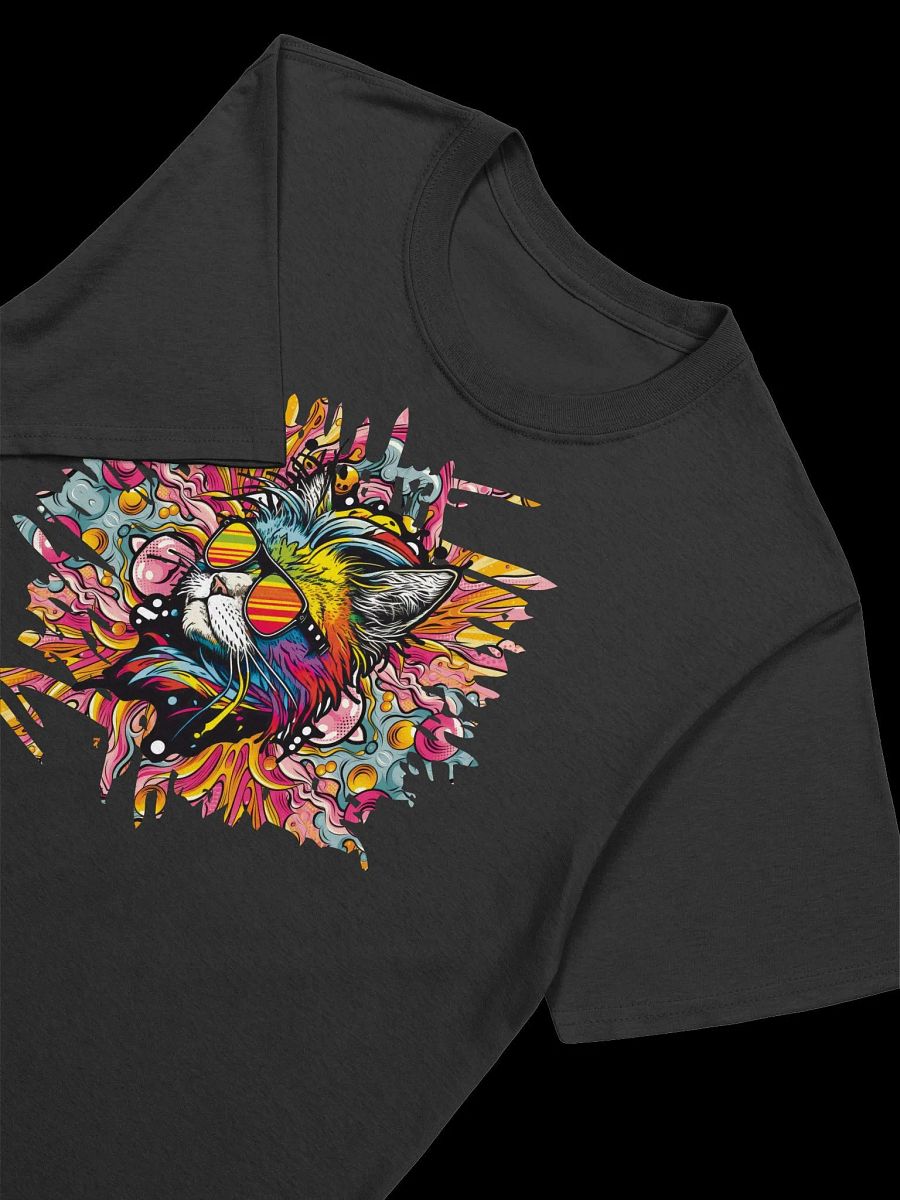 Cat Lover-Psychedelic Cat-Colorful and Edgy Design T-Shirt product image (46)