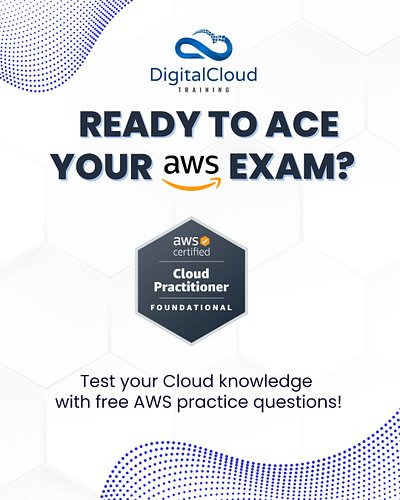 📝 Ready to take your AWS Cloud Practitioner exam?

Test your knowledge with our free practice questions! 📊

Get detailed expl...