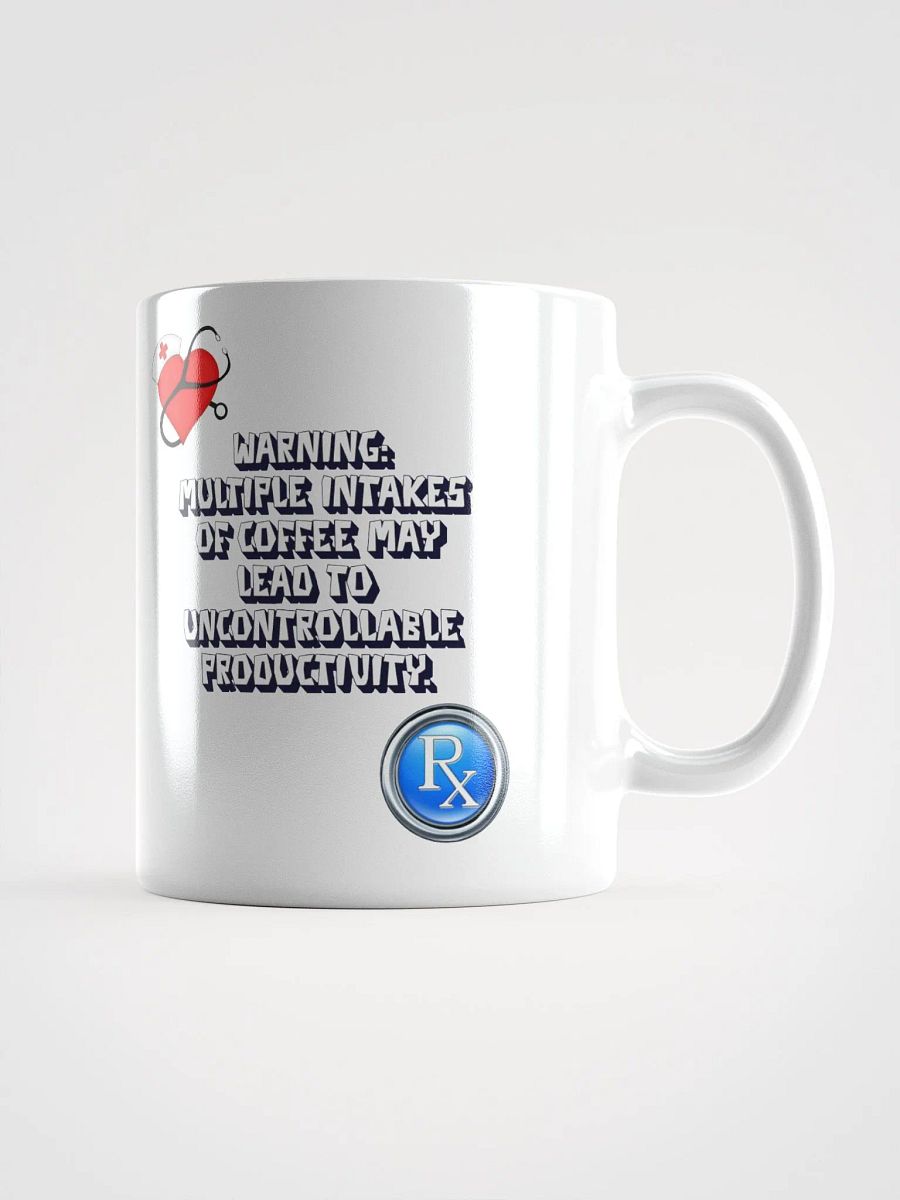 Multiple Intakes of Coffee May Lead To Productivity - Funny White Mug product image (2)