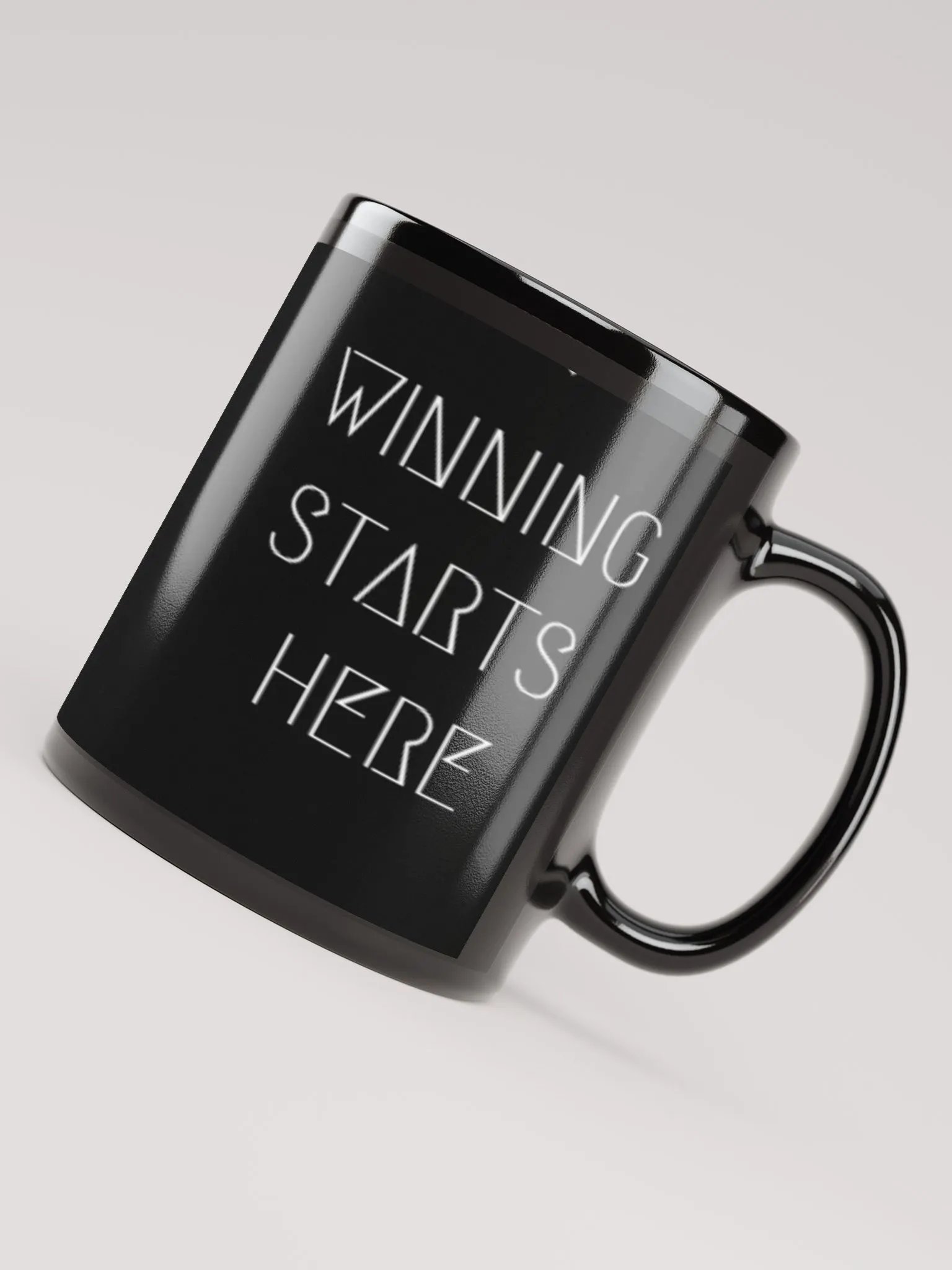 Black Glossy Mug product image (4)