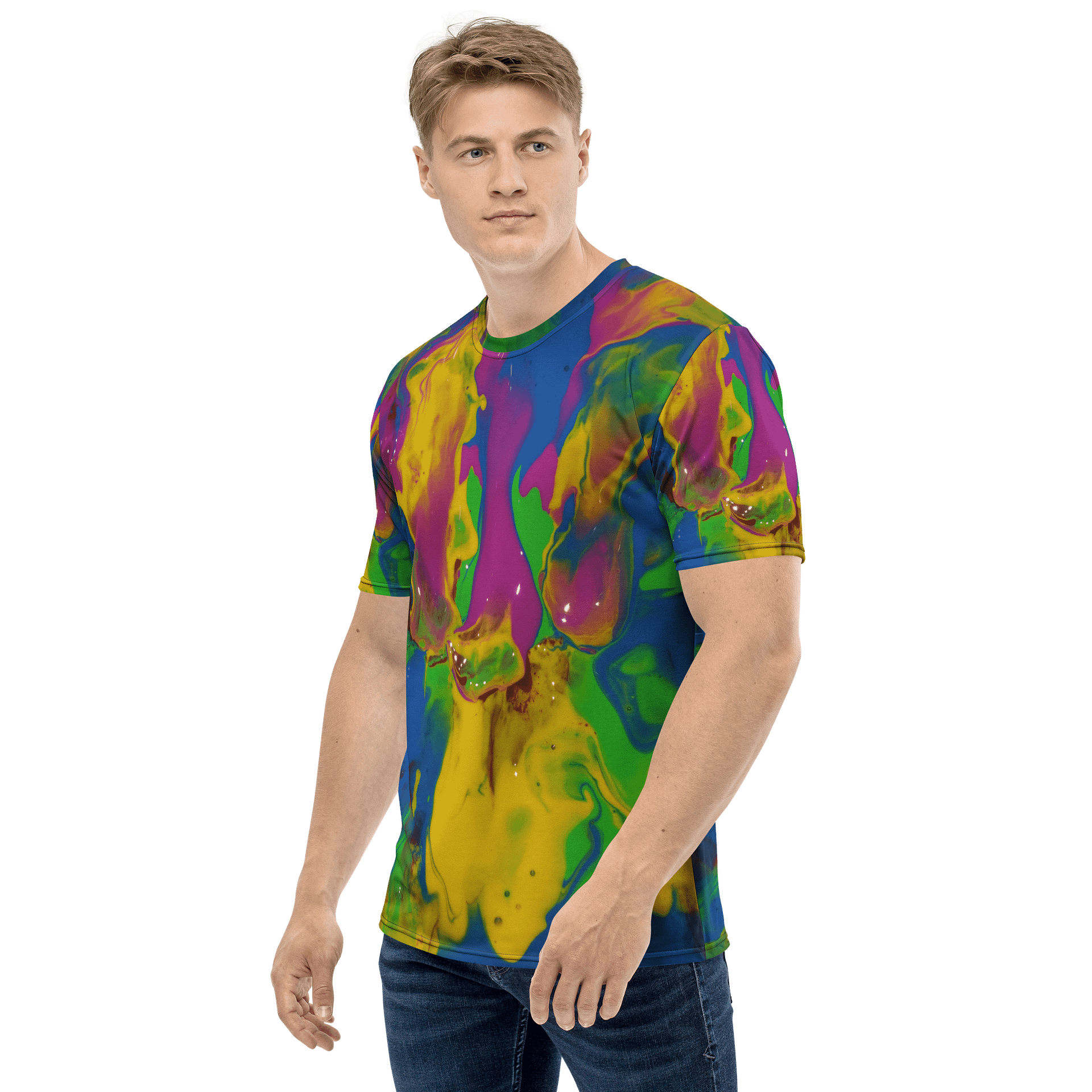 Customizable All-Over Print Crew Neck T-Shirt product image (3)
