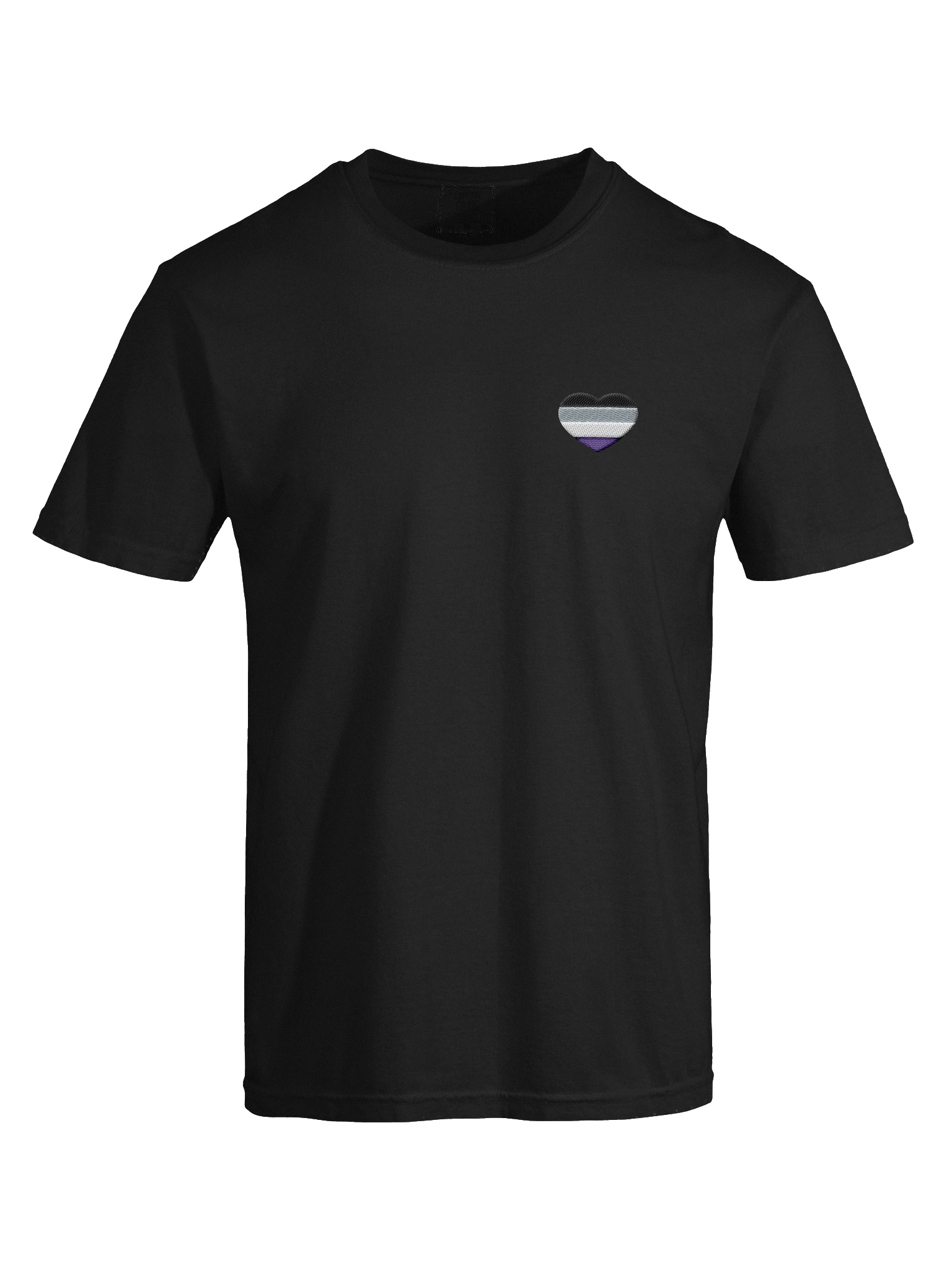 Asexual Pride Embroidered T-Shirt product image (3)