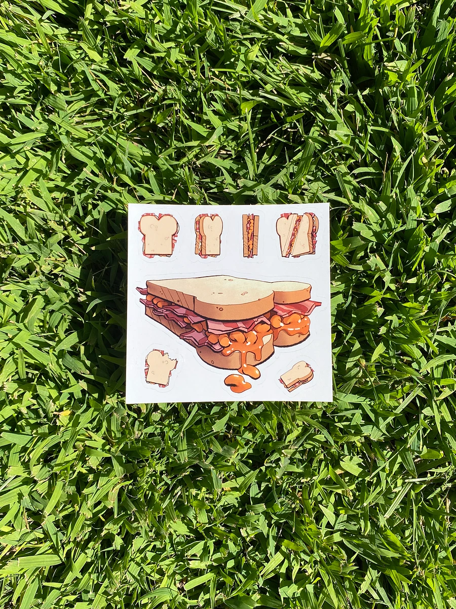 Bacon Butty - MINI STICKER SET product image (2)