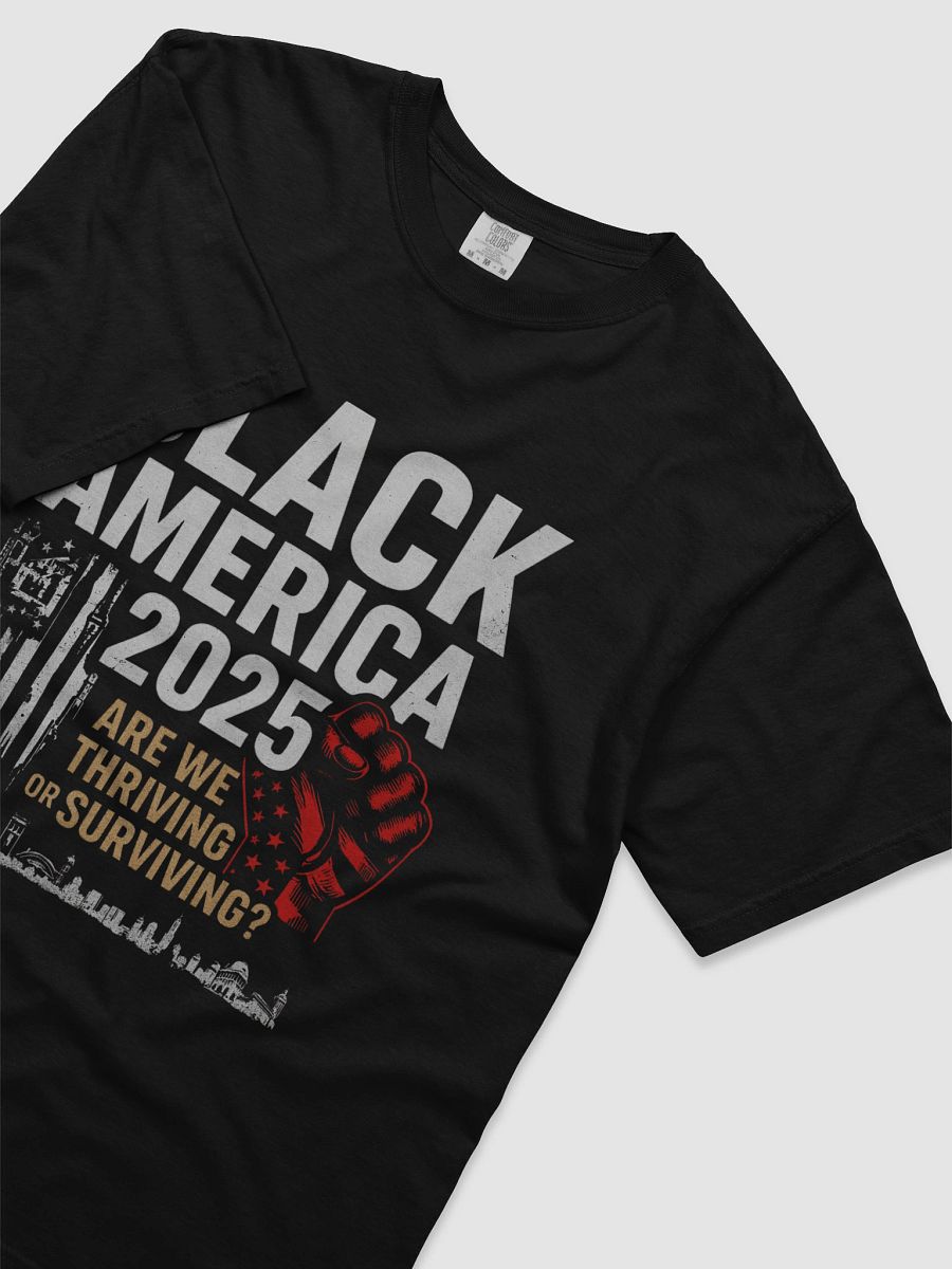 Black America 2025 Raised Fist T-Shirt product image (3)