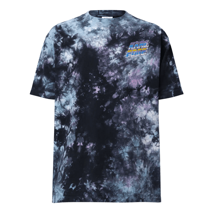KARL TIE DYE EMBROIDERED TEE product image (1)