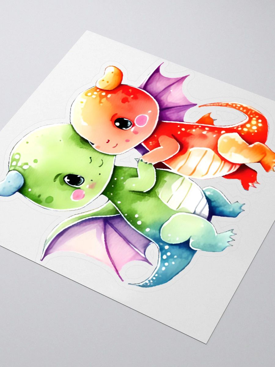 Colorful Dragons (4) - Stickers product image (8)