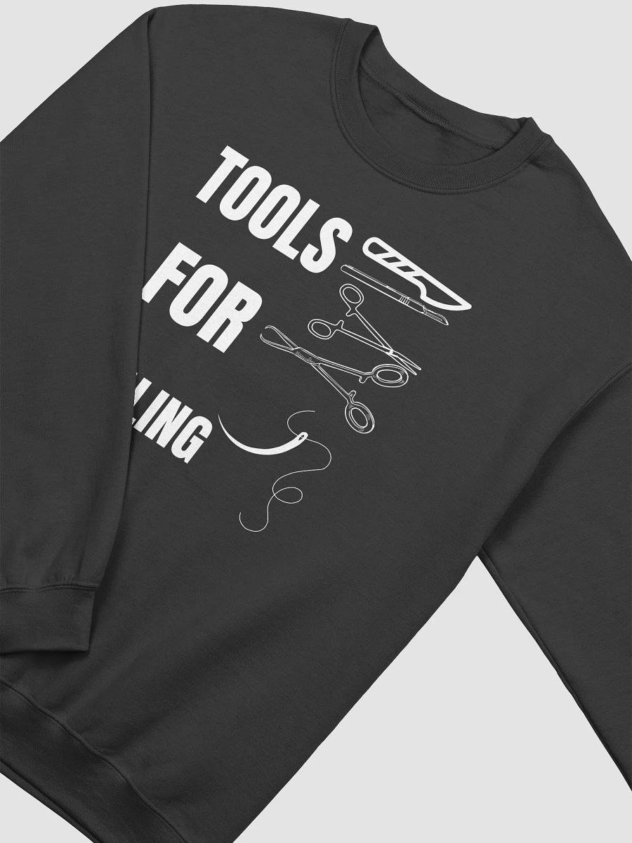 scalpel, suture, and forceps Gildan Classic Crewneck Sweatshirt. product image (24)
