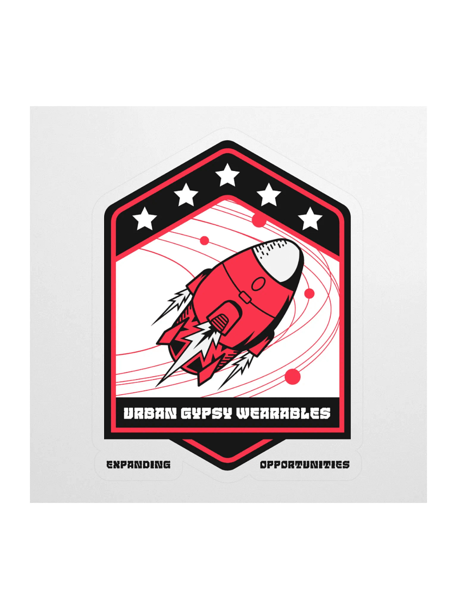 Rocket Red Kiss Cut Stickers product image (1)