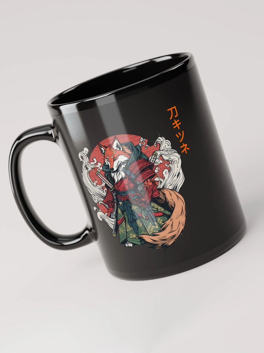 Red Fox Samurai Japanese Kitsune Art Vintage style product image (3)
