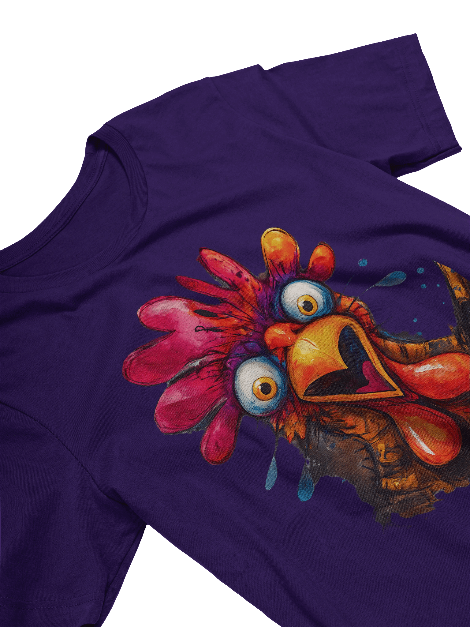 Whimsical Chicken Illustration T-Shirt product image (25)