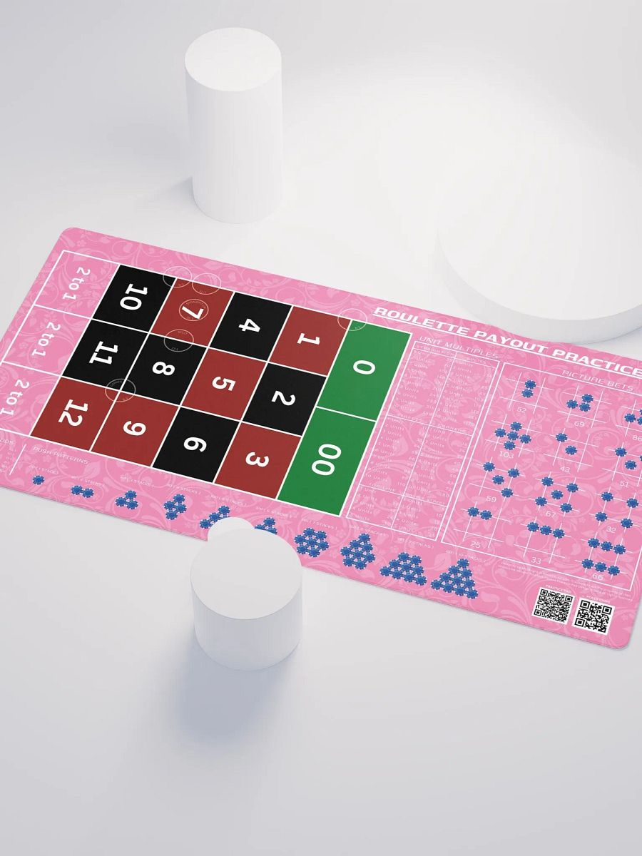 Roulette Payout Practice Pad - Alma Pink product image (3)