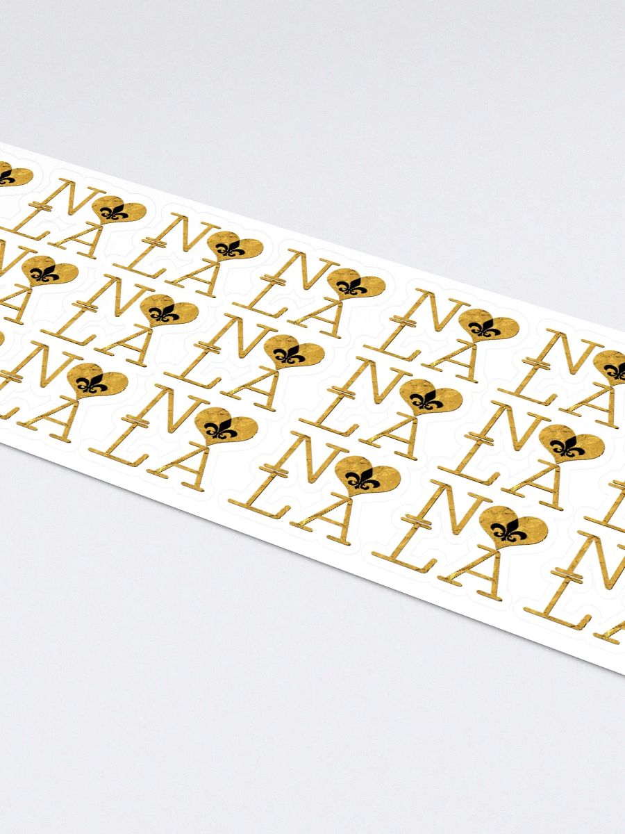 I LOVE NOLA **LEGACY STICKER** (GOLD WRAP FULL LONG) product image (4)