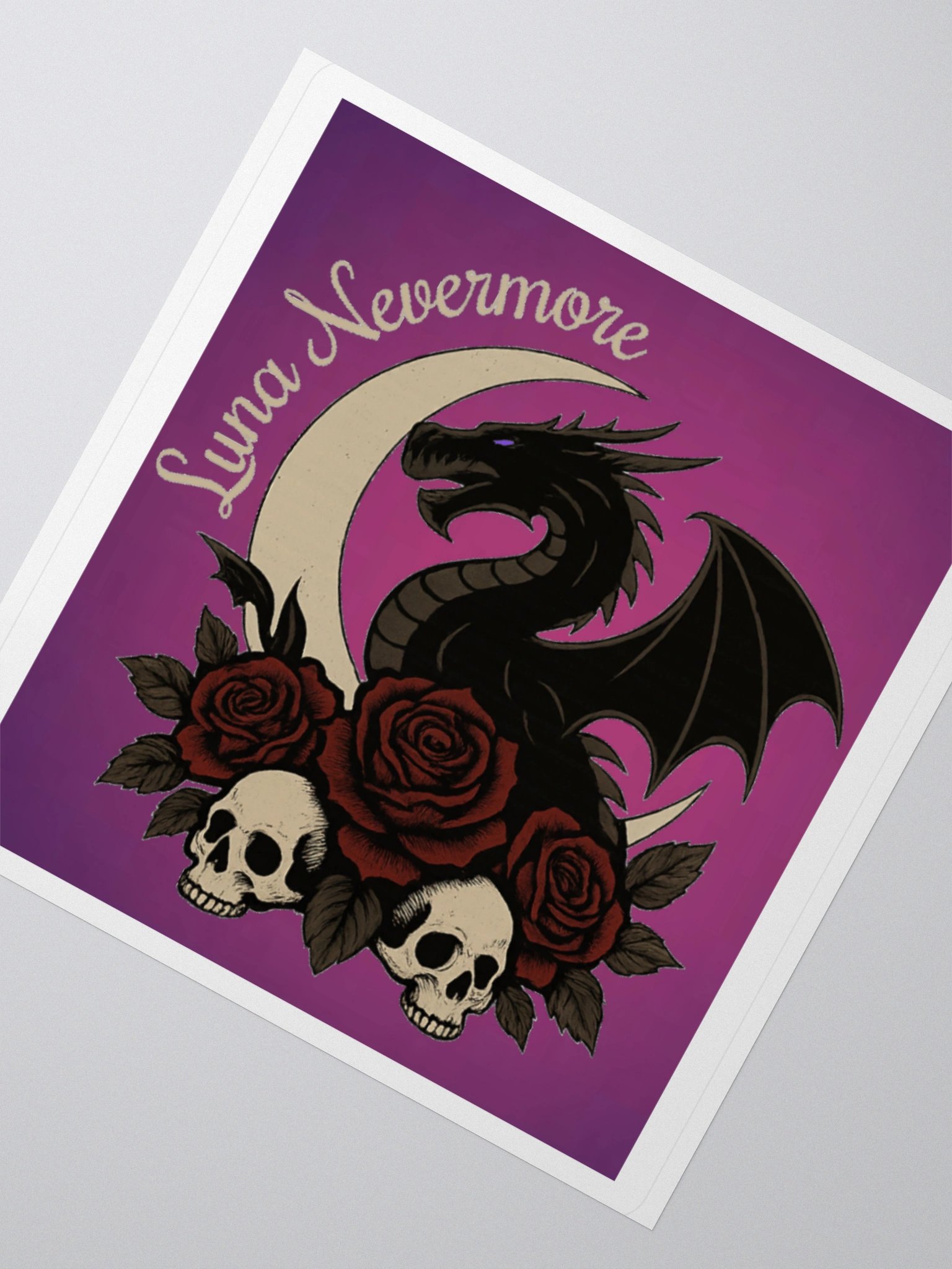 Luna's Dragon Logo Kiss Cut Stickers product image (6)